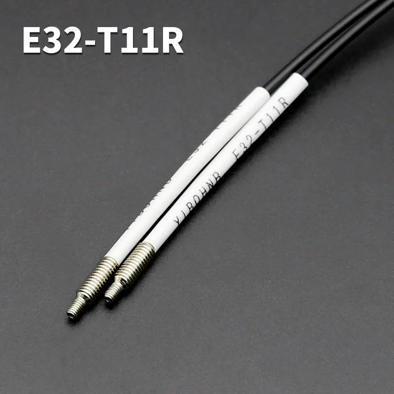 

YIBO E32-T11R E32-T11L M4 on-beam fiber optic sensor 2 meter wire amplifier probe