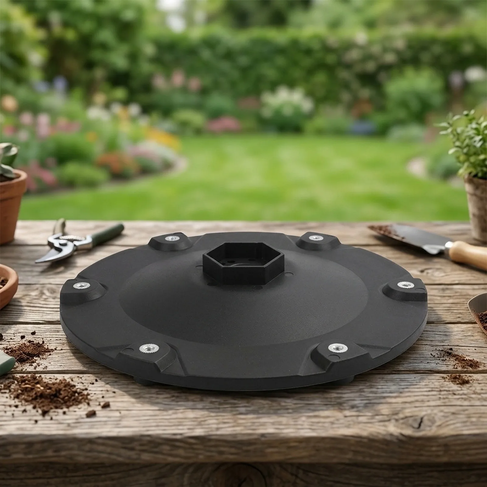 For ECOVACS Goat for g1 Fiberglass Mower 6-blade Mowing Disc 20,5 19,3 X 3,2 Cm Fibreglass-reinforced Plastic For