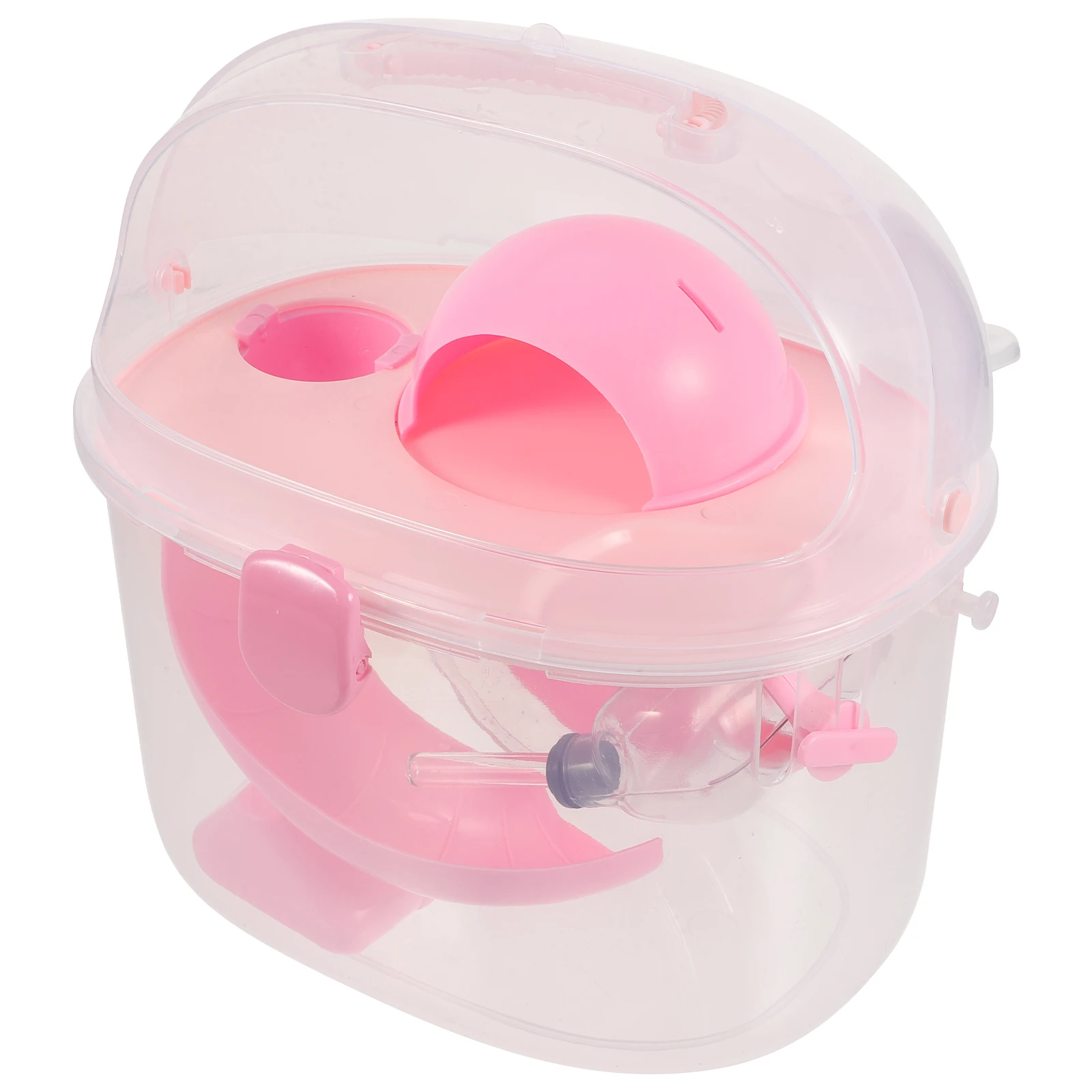 

Portable Hamster Carrying Box Sturdy Travel Cage For Small Pets Outdoor Hiking Walking Shopping Subway Lightweight Pet Carrier