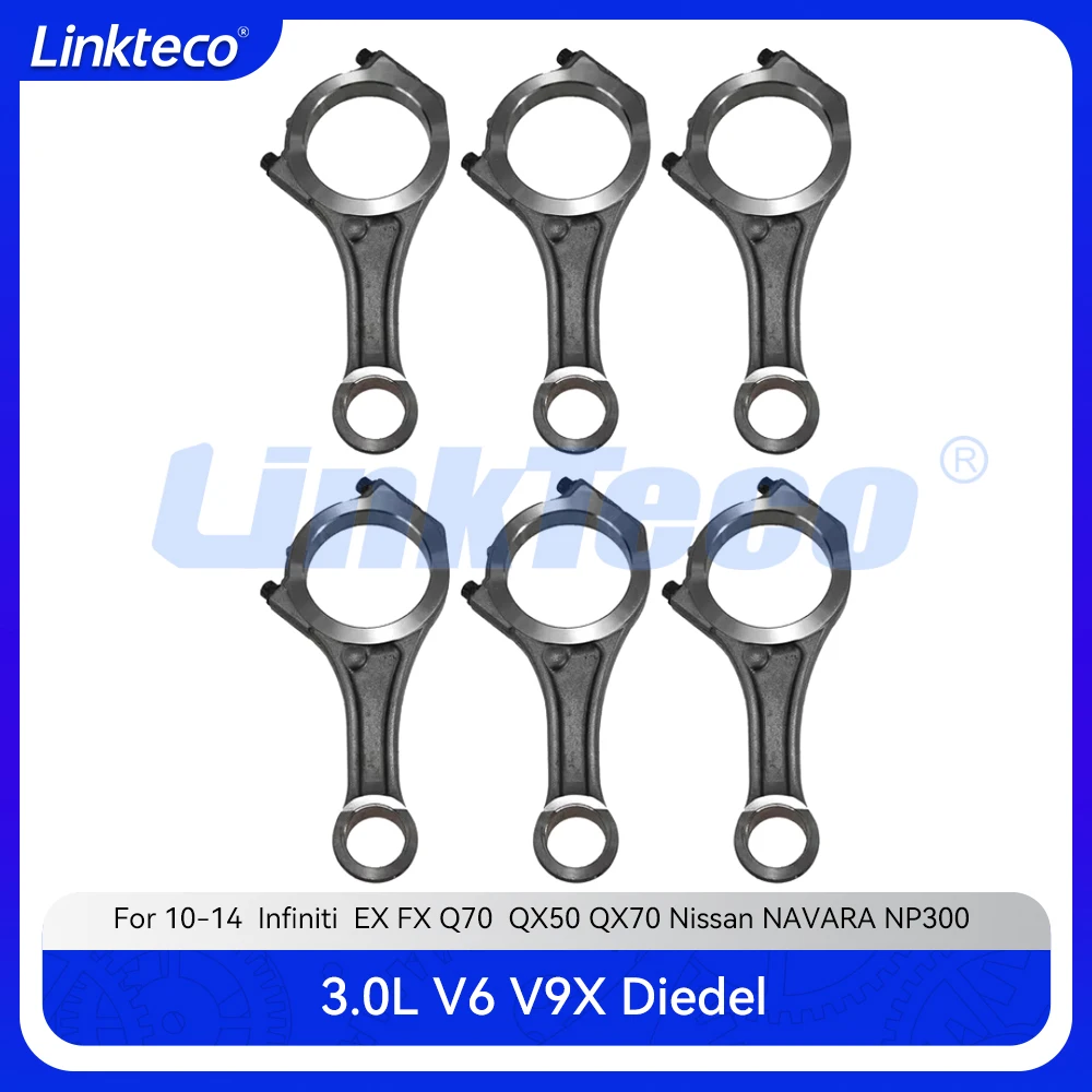 Engine Part Connecting Rod Fit 3.0 T L V6 Diesel V9X For 10-14 3.0T Infiniti EX FX Q70 QX50 QX70 Nissan NAVARA NP300 7701478766