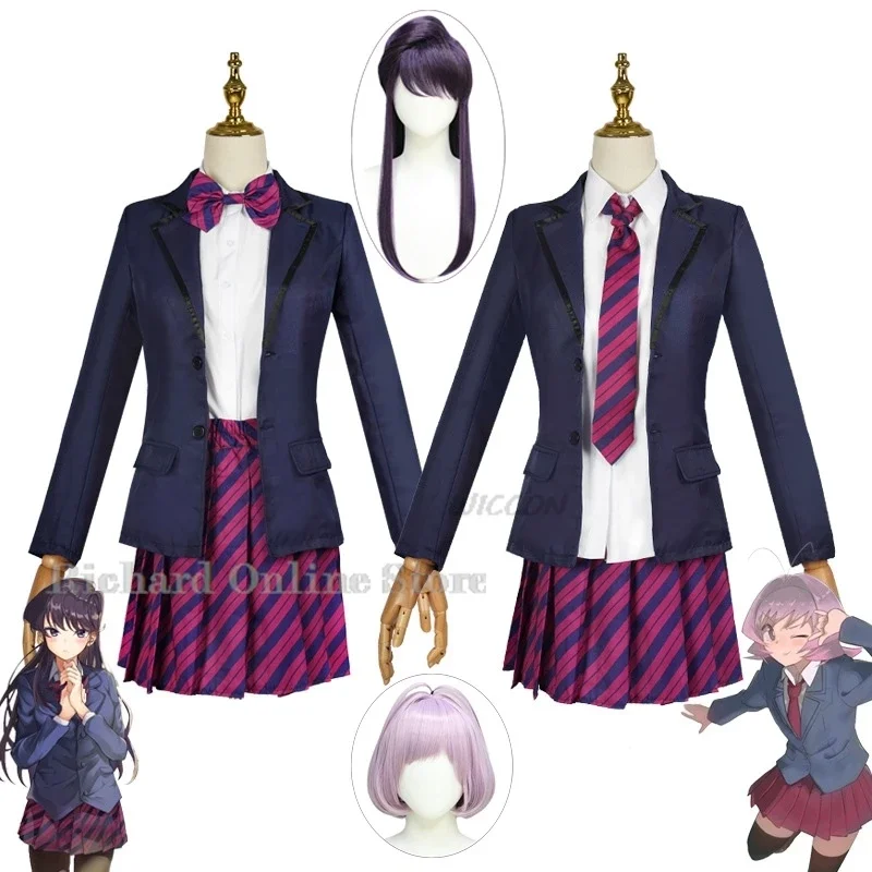 Anime Komi-san Wa, Komyushou Desu Cosplay Costume Komi Shōko Osana Najimi Lovely Jk Uniform Role Play Party Clothing For Women