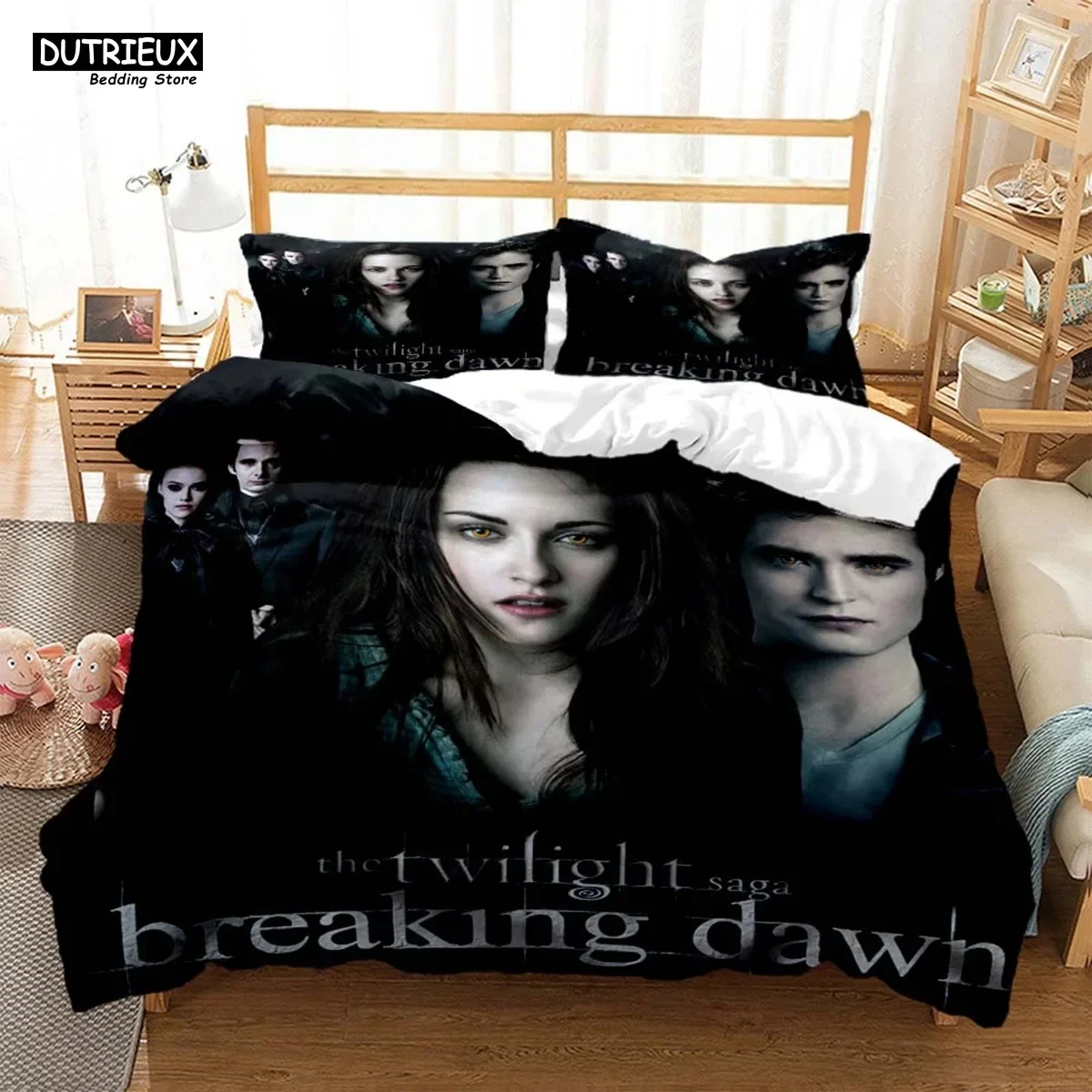 

Die Twilight Saga HD Printed Bedding Queen Bedding Set Soft And Comfortable Customized King Size Bedding Set