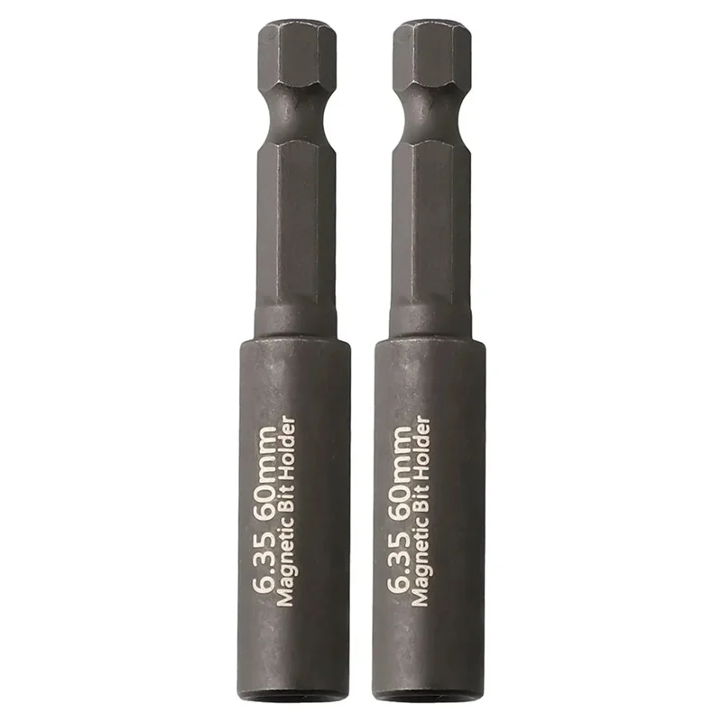 2/5 Pieces Magnetic Extension Screwdriver Drill Bit Hexagonal Shank Drill Bit Set Suitable for Drill and Handheld Screwdriver