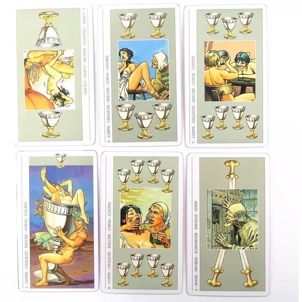 Hot Sell Tarot Cards Board Game for Divination Personal Use Tarot Deck Party Games Deck for Girl Board Game Table Game