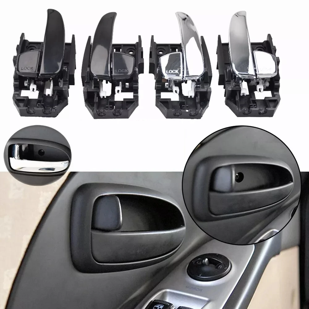 Front after Left Right Car Interior Door Handle Black ABS Handles For Hyundai Elantra 2001 - 2006 826102D000 826202D000 CA AX