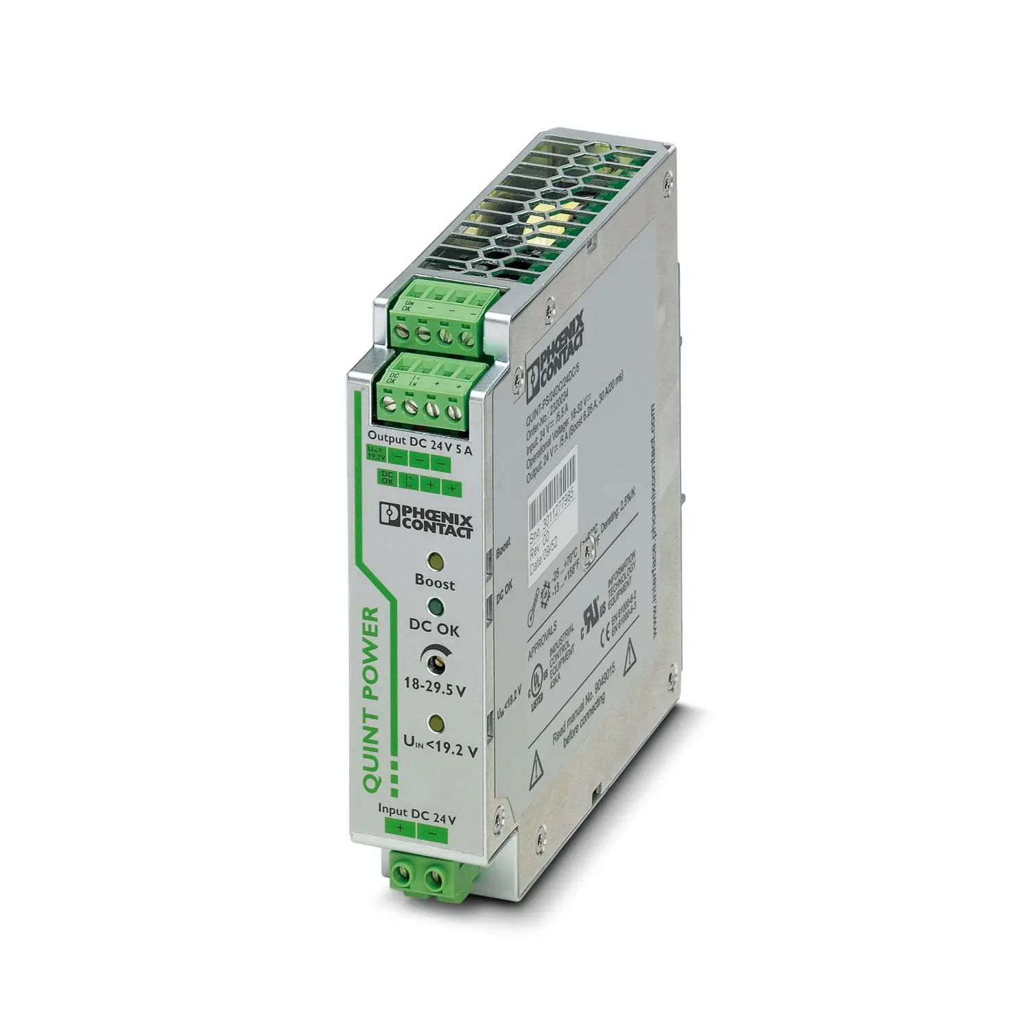 

QUINT-PS/24DC/24DC/ 5 2320034 24V | 24VDC | 5A QUINT converter
