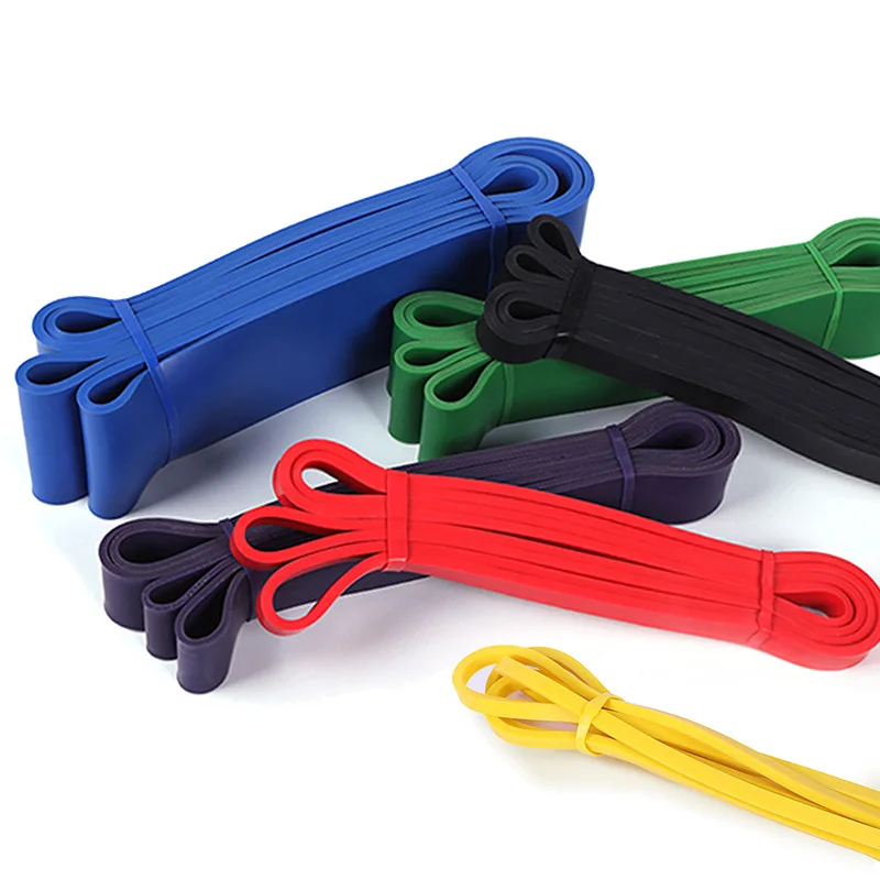 Großhandel Sport Elastic Custom Print Logo Workout Thick Loop Home Gym Fitnessgeräte Widerstandsband