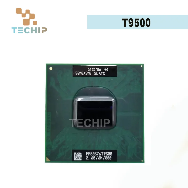 Procesador para portátil Core 2 Duo t9500, 6M de caché, 2.6GHz, 800 Dual-Core, para chipset 965