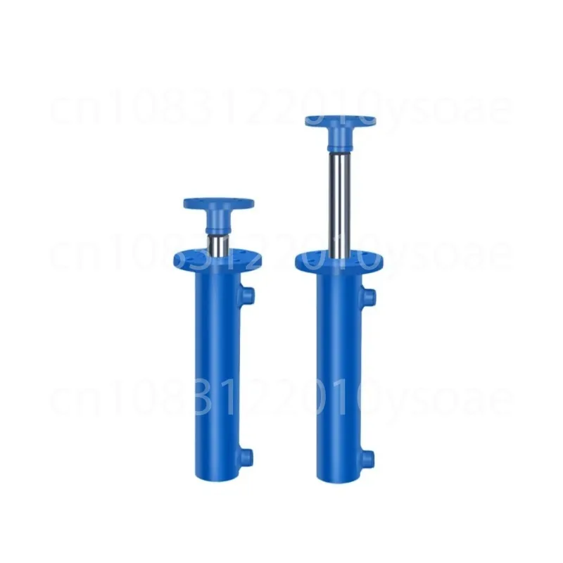 

8T Flange bidirectional hydraulic cylinder electric small hydraulic press lift baler