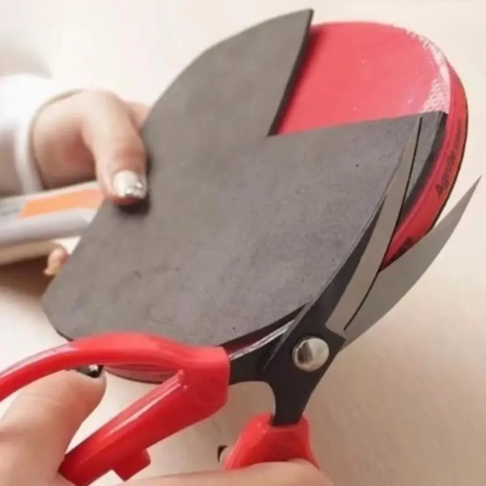 Table Tennis Rubber Cutting Scissors Professional Ping-Pong Bat Rubber Cutter Ergonomic Sharp Blade