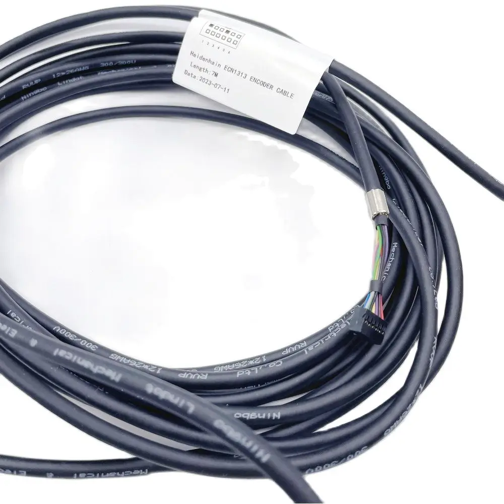 5M 7 Meters Encoder Cable With Open Head For Heidenhain ECN1313 2048 Can Be Customized