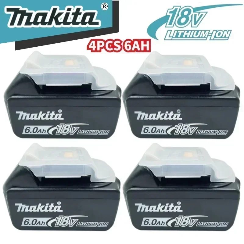 

Makita 18V 6.0Ah/5.0Ah rechargeable lithium battery, suitable for battery replacement of Makita BL1860B BL1850B electric tools