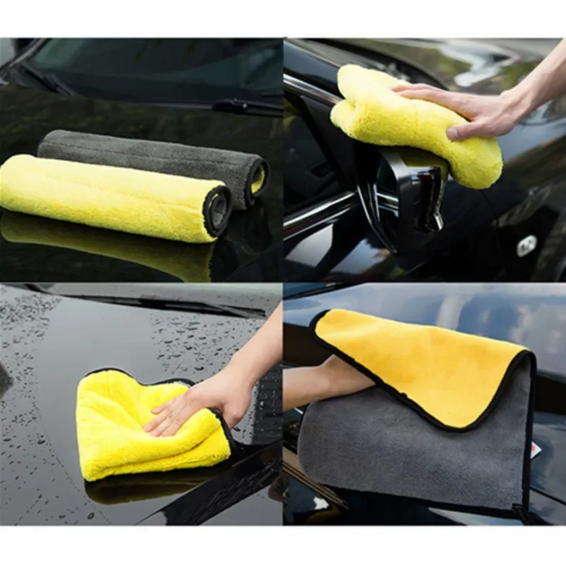 Car Microfiber Towel Grade Premium Microfiber Towels Drying Absorber Car Polishing Waxing Cleaning Detailing Cloth Free Shipping