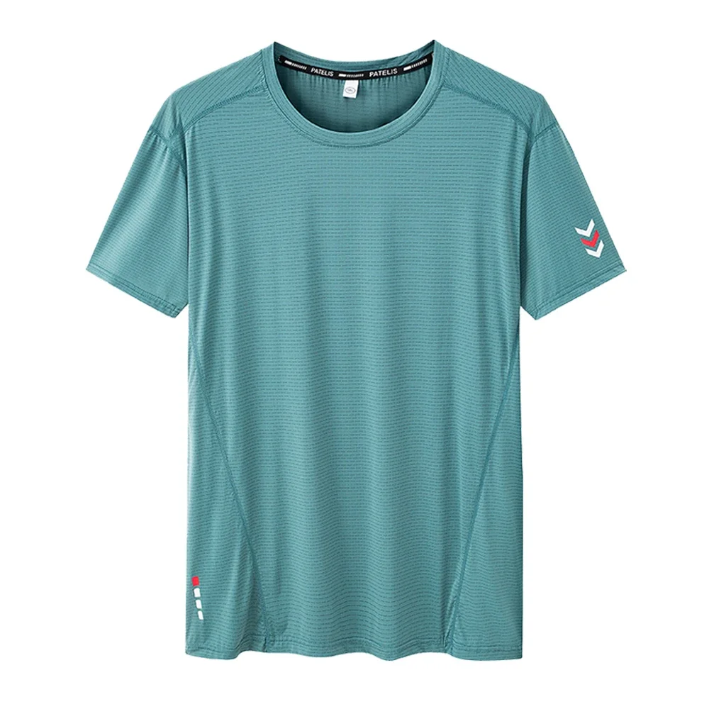 プラスサイズ メンズ スポーツ Tシャツ 夏 ビッグトップス 1XL-7XL 速乾 スリムフィット メッシュ 半袖トップス オーバーサイズ 男性服 180KG