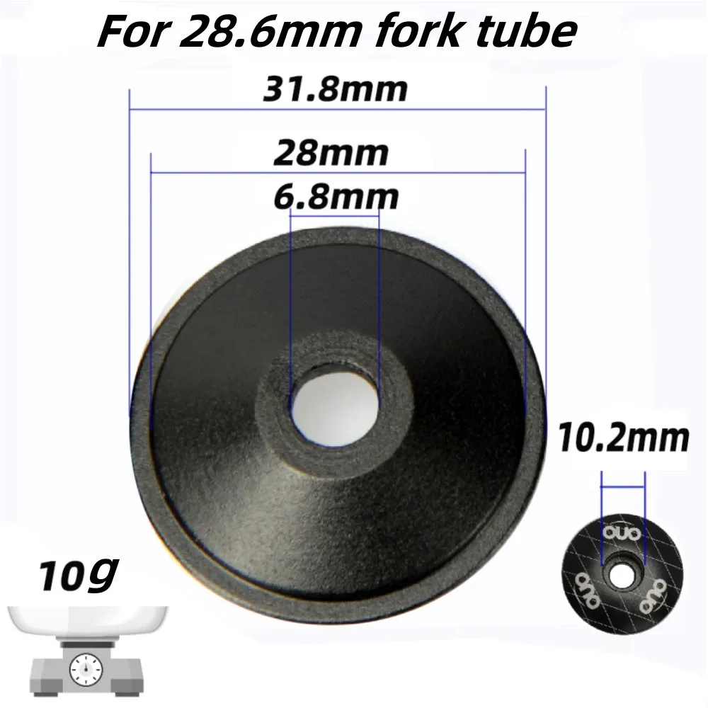 OUO طقم أغطية سماعة الرأس باستخدام الحاسب الآلي ، غطاء رأس مع الترباس ، دراجة الجذعية ، حلقات فاصل ، 1 1/8 أنبوب شوكة ، 28.6 مللي متر