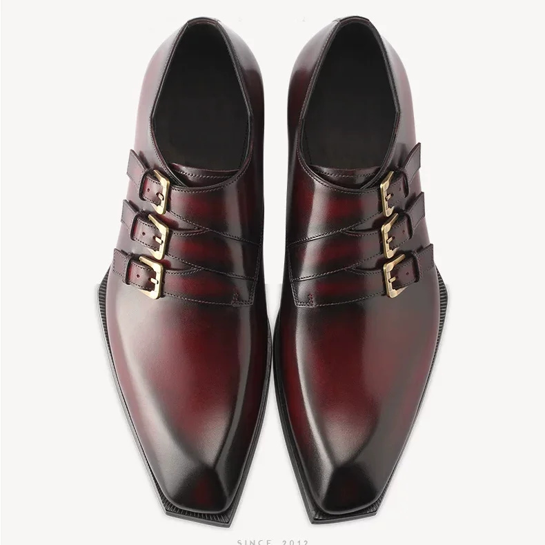men dress shoes male formal shoes cow skin shoes