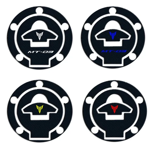 Imagen 1 del producto Para YZF YZF-R125 YZF-R15 YZF-R25 YZF-R3 MT-03 MT-25 M-slaz150 calcomanía de motocicleta pegatina de coche almohadilla de tanque de combustible Protector de tapa de Gas