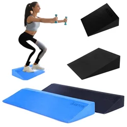 Bloques de cuña de Yoga ligeros, tablero inclinado elástico, soporte para la parte inferior de la espalda, ejercicio, gimnasio, Fitness, 1/2 piezas