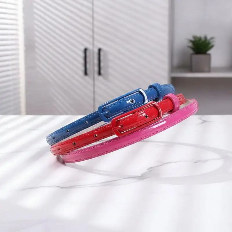 New Thin Fashion Women Waistband Belt Candy Colors Simplicity Adjustable Belt for Jean Sweater Dress Daily Shopping