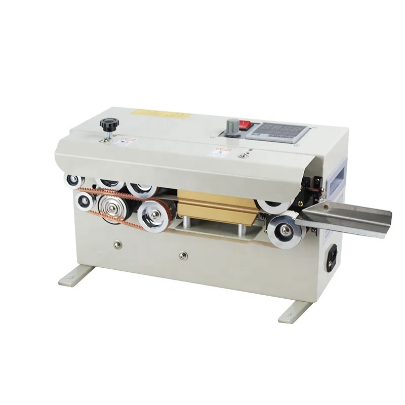 Automatic horizontal plastic film bags heat sealing machine continuous band sealer machine without conveyor smaller type