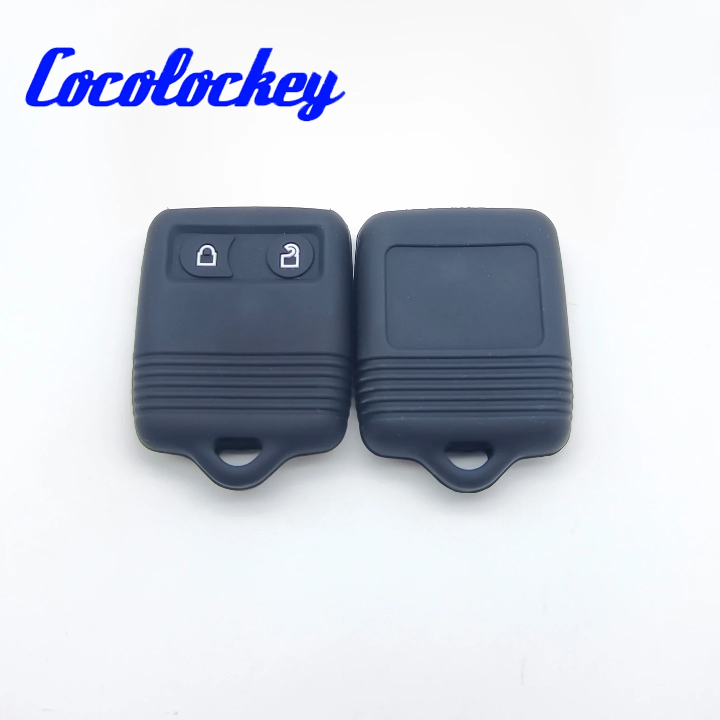

Cocolockey Silicone Rubber Key Cover Case Fob Holder for Ford Transit Connect MK5 2000 - 2006 2 Button Car Accessories 2 Pcs/lot