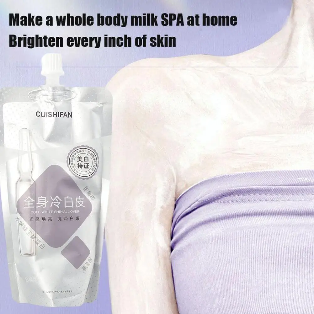 Body Whitening Cream Koud Witte Huid Overal Hydraterende Verhelderende Crème Huidproducten Langdurige Geur Bleken K8y4