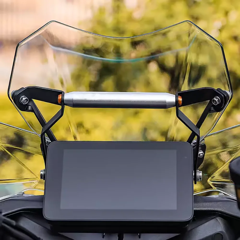 NEW For QJMOTOR QJ SRT750 QJ750 Motorcycle 12MM 22mm GPS Phone Holder USB Wireless Charger Navigation Bracket Support Mount