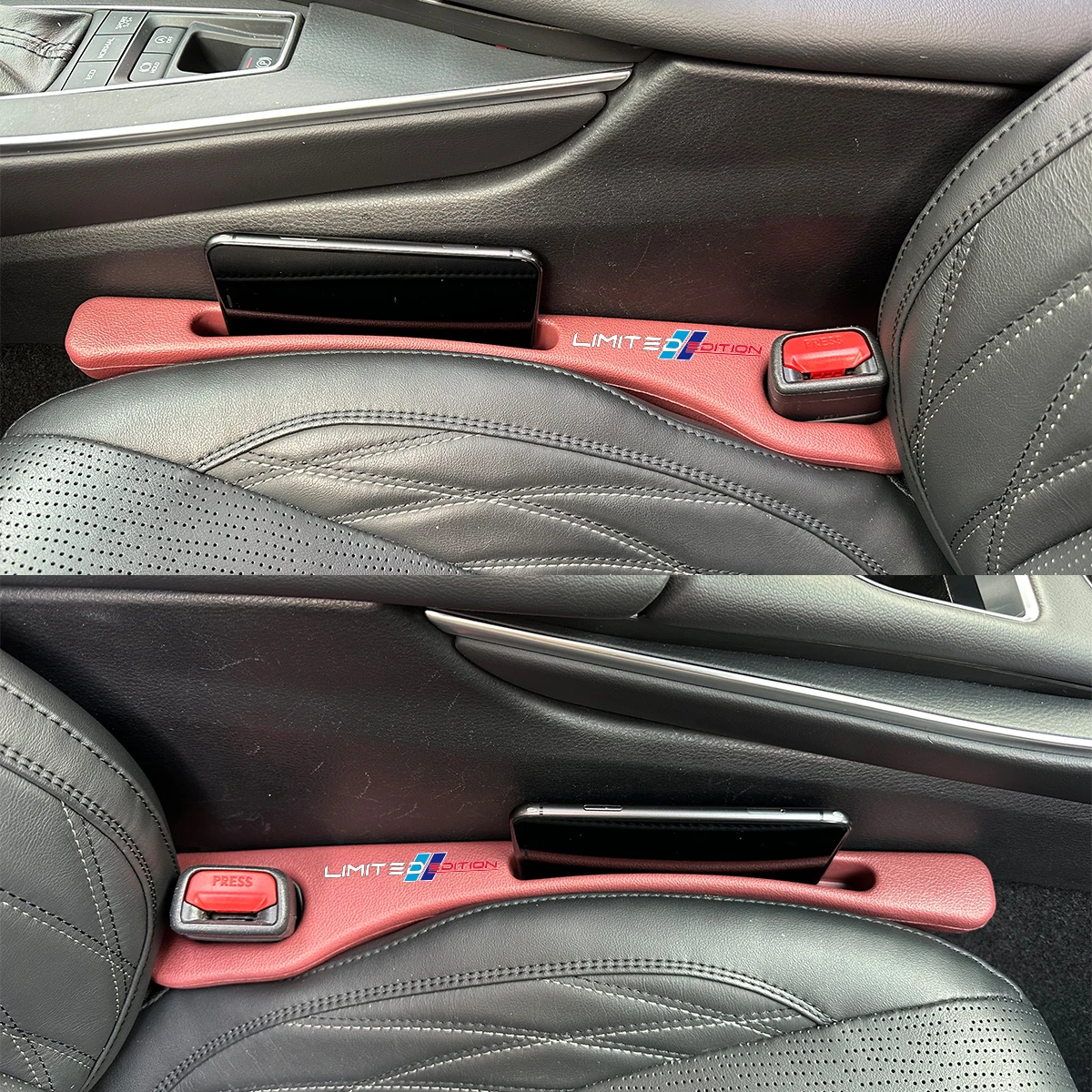 Dicht Slot Auto Sitz Lücke Organizer Streifen Auto Sitz Lücke Stecker Für BMW F20 F30 F10 E90 E60 E87 X1 F48 X3 F25 G01 X5 E70 F15 G01