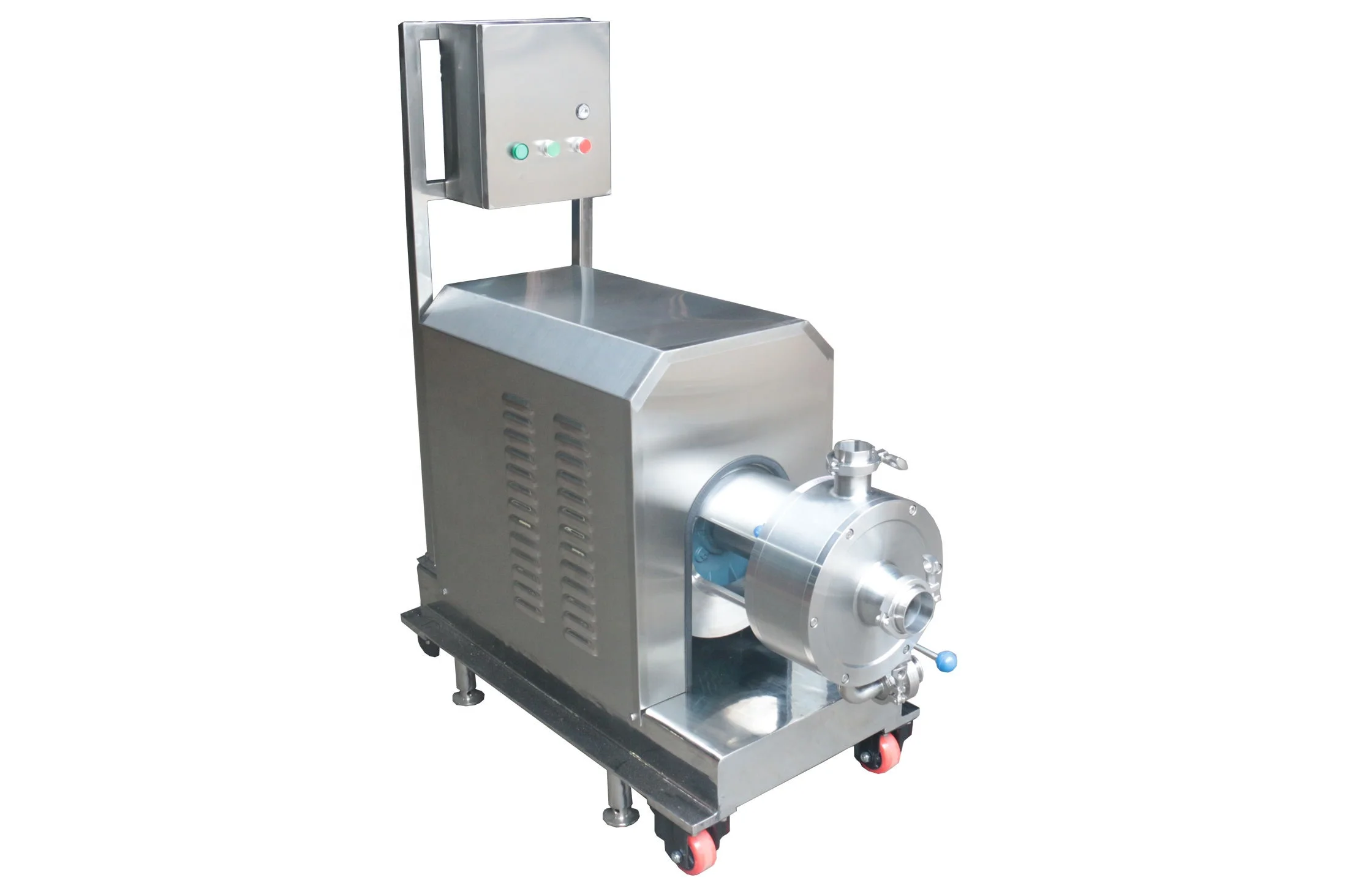 High Shear Multi-stage Dispersing Emulsifier Mixer Sanitary Homogenizer Pump with Motor Homogenizing Circulating Pump