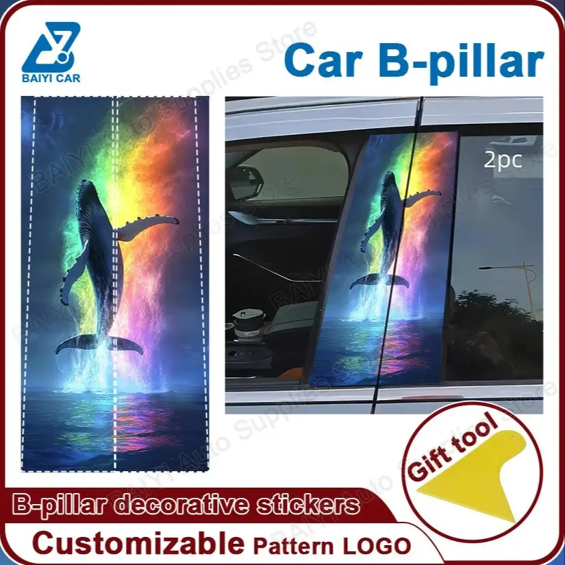 

Customizable car sticker for door pillars offering anti-scratch protection for Car B-pillar distinctive touch to the car