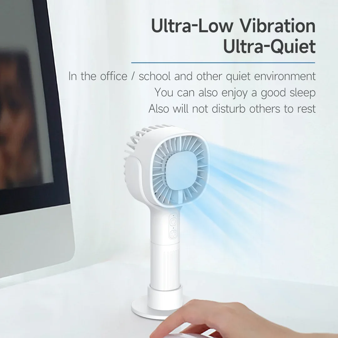 Xiaomi-Refrigerador de ar portátil portátil, Refrigeração de refrigeração de semicondutores ao ar livre, bateria 3300mAh, USB recarregável, frio, mini ventilador
