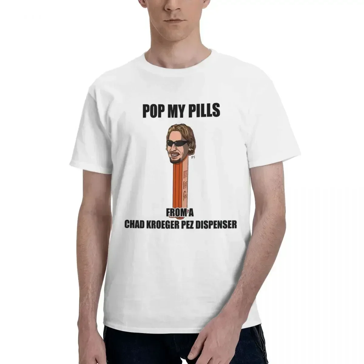 Original TShirts Chad Kroeger PEZ Dispenser Print Men's T Shirt Funny Tops Size S-3XL