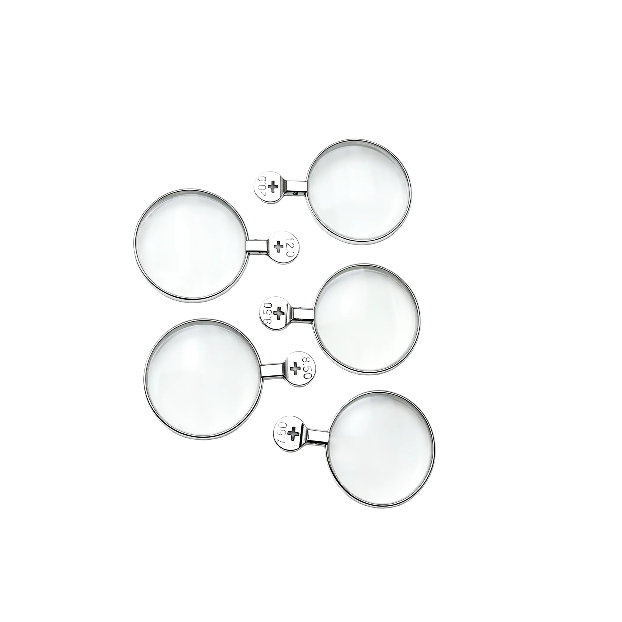 1 Piece Optical Spherical Lens Trial Lens for Trial Lens Set Metal Rim DIA 38mm ±6.50D~±20D