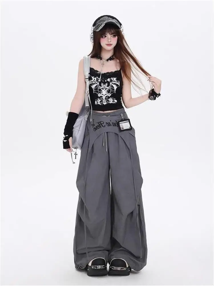 Casual broek met hoge taille en wijde pijpen Dames zomer Nieuwe slanke werkkleding Veelzijdige dunne Amerikaanse woestijn Hot Girl Jeans