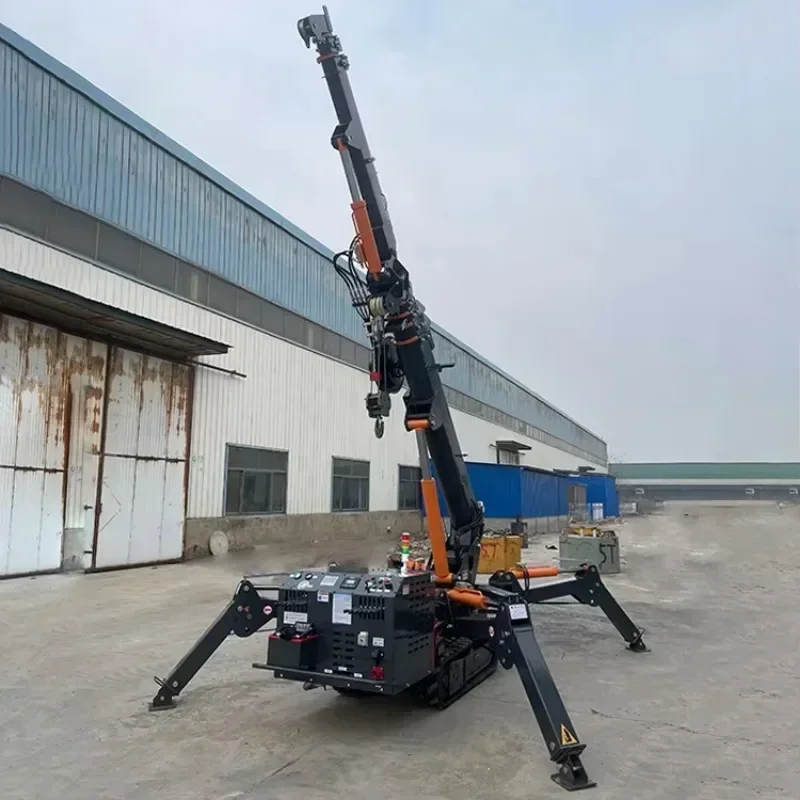 

Hot Sale 2t 3t 5t Mini Crawler Crane Track Crane Hydraulic Crawler Telescopic Boom Spider Crane For Sale Brazil