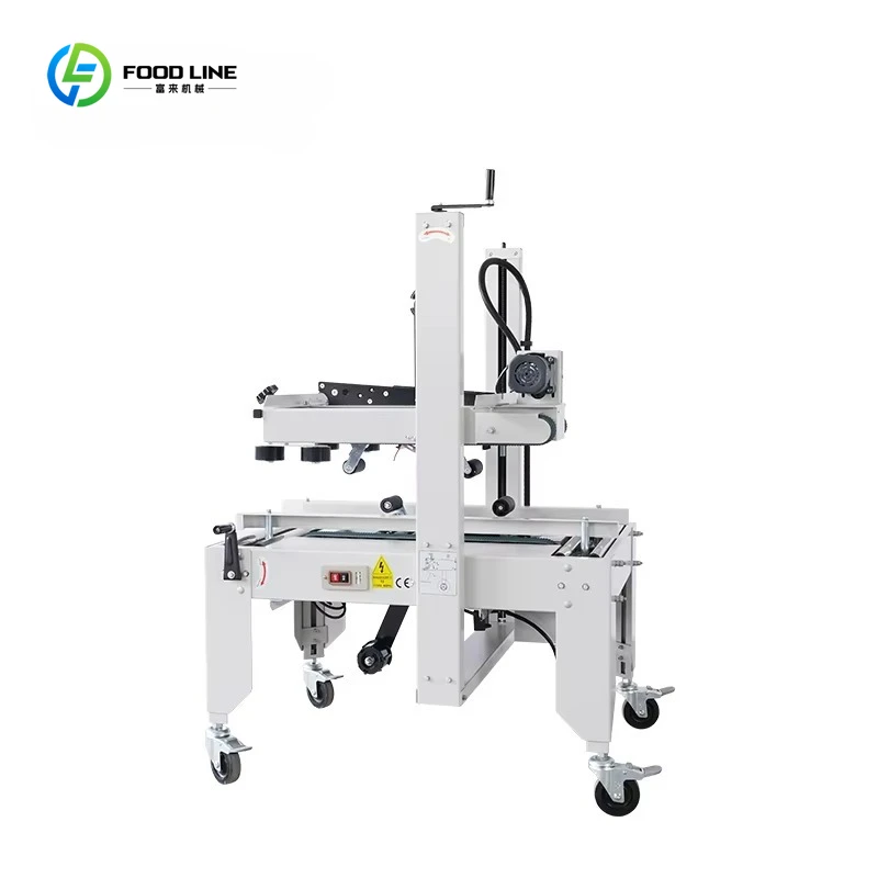 

Customized Carton Sealing Machine High Speed Adjustable Top Bottom Tape Electric Stable Semi-Automatic Cartons Boxes Box Sealer