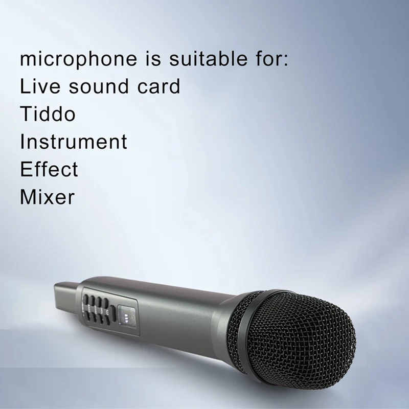 Professional Microphone Recharging Karaoke Singing Adjusted 4 Channel 2.4G Wireless Microphone