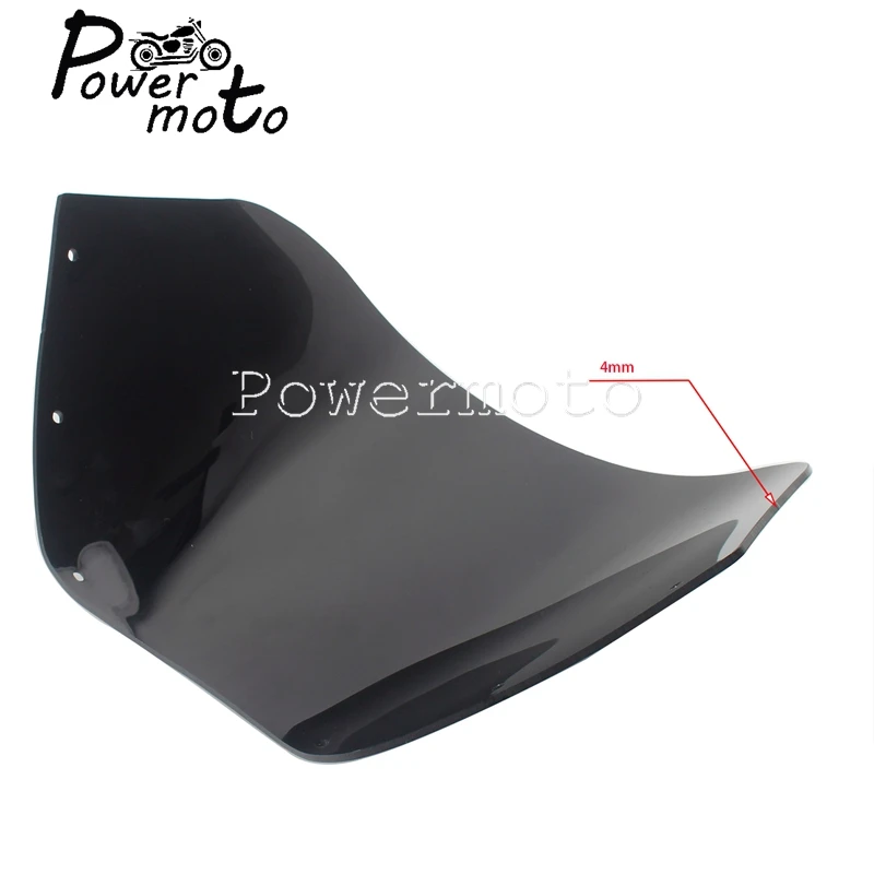 For Harley Custom CVO/SE Standard FXST FXBB 07-2023 Motorcycle 11 inch Smoke Wind Shield Screen 5 3/4