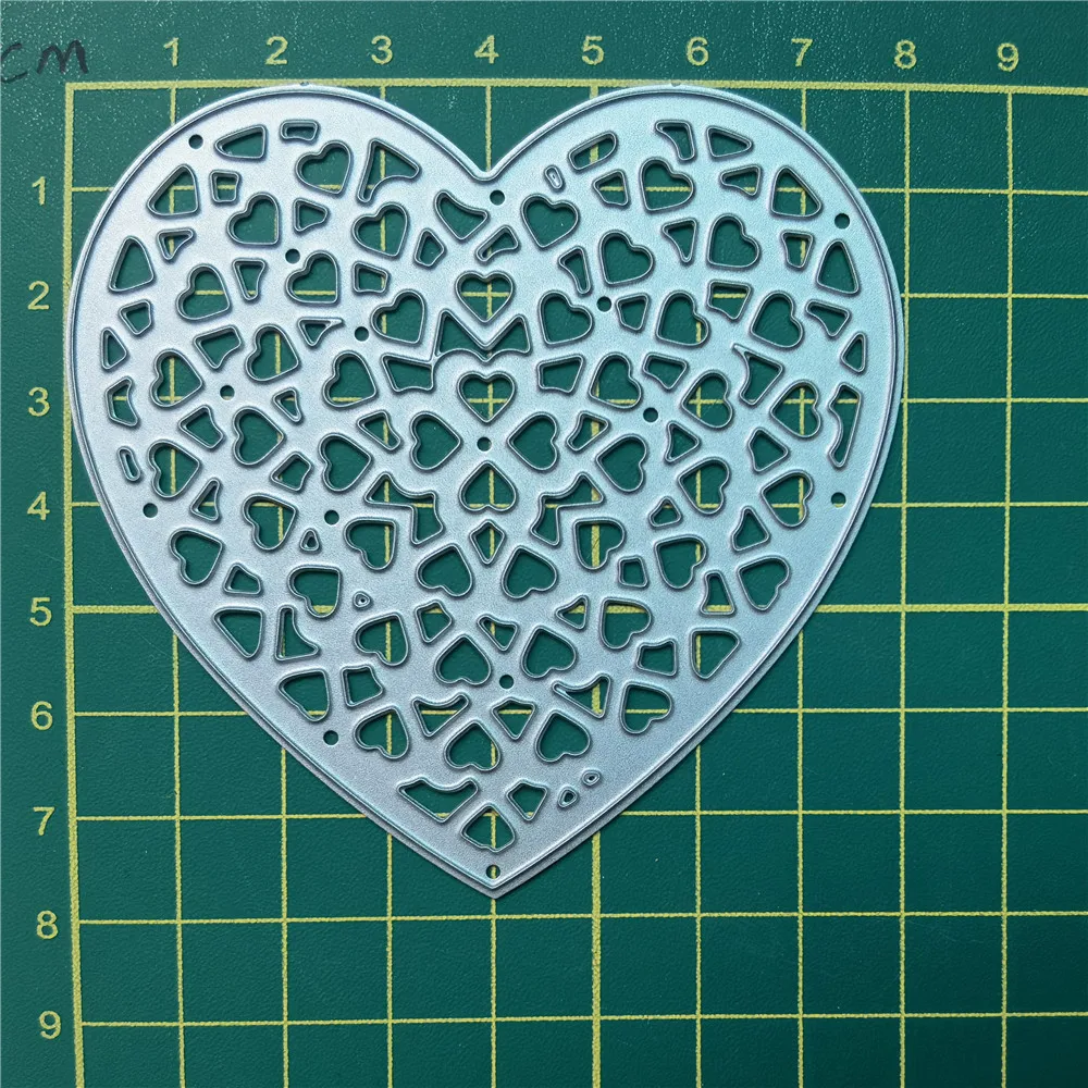 (12 Styles) Heart Courtship Metal Cutting Dies DIY Scrapbooking Paper Photo Album Crafts Mould Cards Punch Stencils