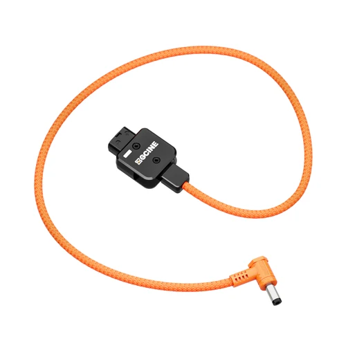 Imagen 2 del producto Cable de alimentación ZGCINE D-Tap a CC 5,5*2,5 (cable trenzado) 180 ° Batería D-Tap externa giratoria para alimentar cámara/monitor/luz