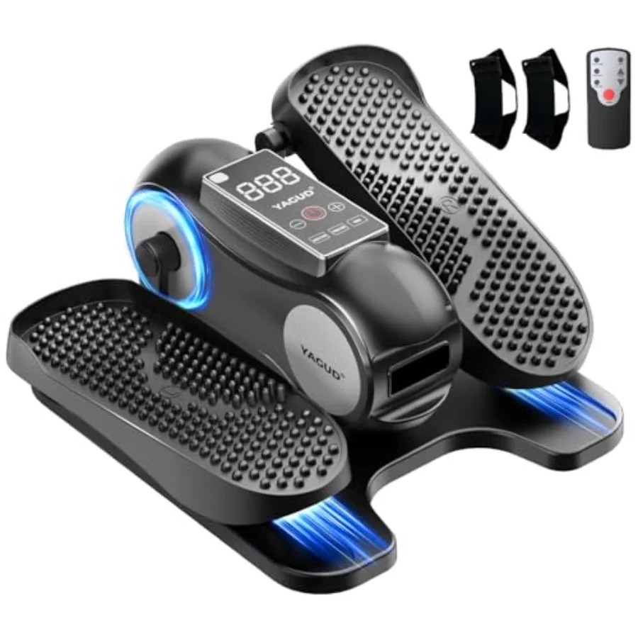 

Эллиптический тренажер под стол для пожилых людей с пультом ДУ, портативный, бесшумный, электрический, с педалями, 12 регулируемых скоростей