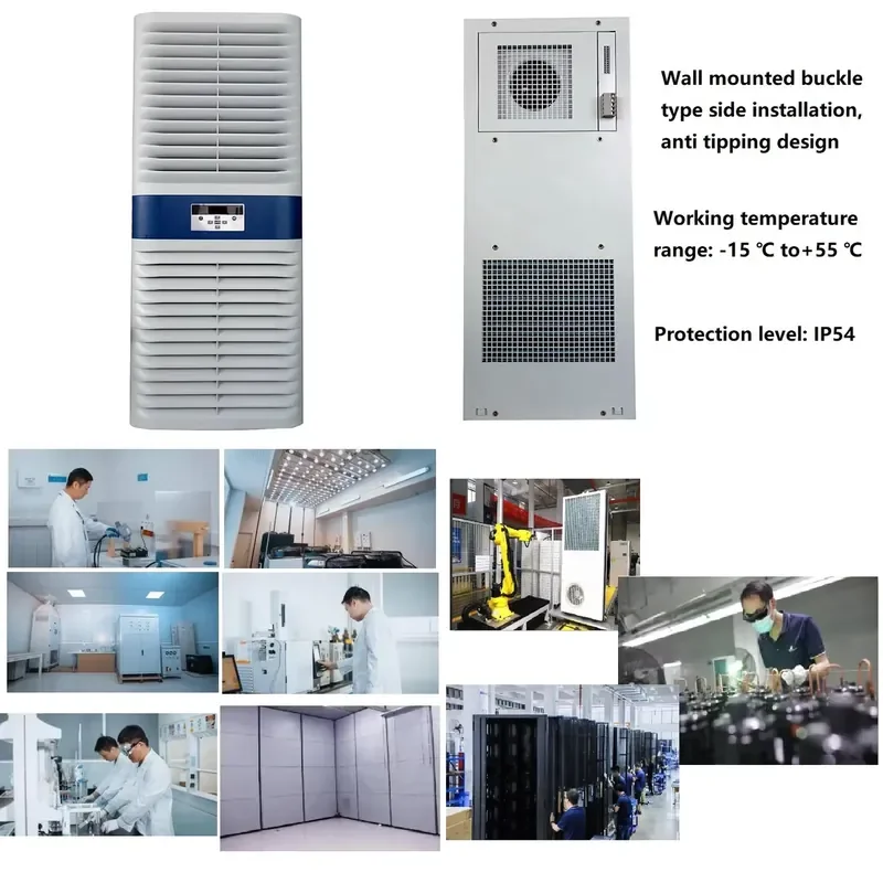 for Envicool 2000W Energy Saving Industrial Mini Air Conditioner R134a Refrigerant Advanced GMCC Compressor Cabinet AC