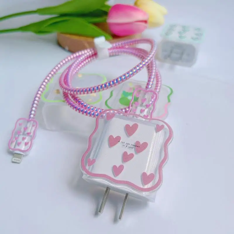 Case For Apple 18/20w charger protective case is applicable to iPhone 14/13 data cable head bite protector Shell