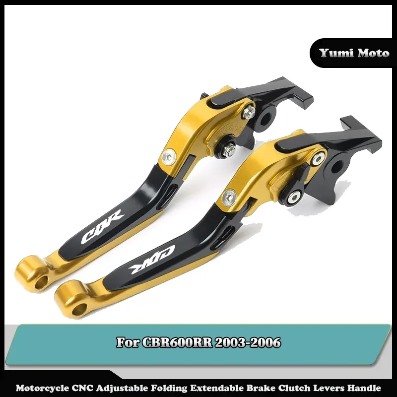 

Motorcycle Folding Adjustable Brake Clutch Levers Handlebar For HONDA CBR600RR 2003-2006