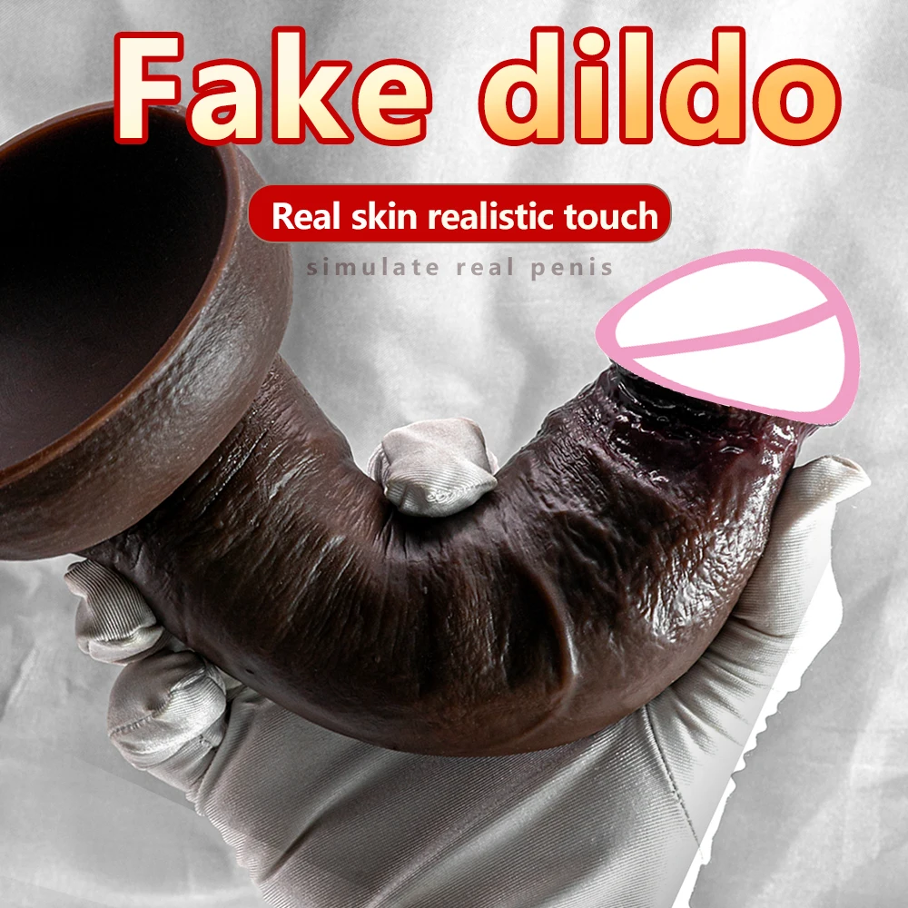 Huge Soft Dildo  Artificial Penis  Silicone Strong Suction Cup Vagina Anal Female Masturbator Sex Toy for Women Men Adults 18