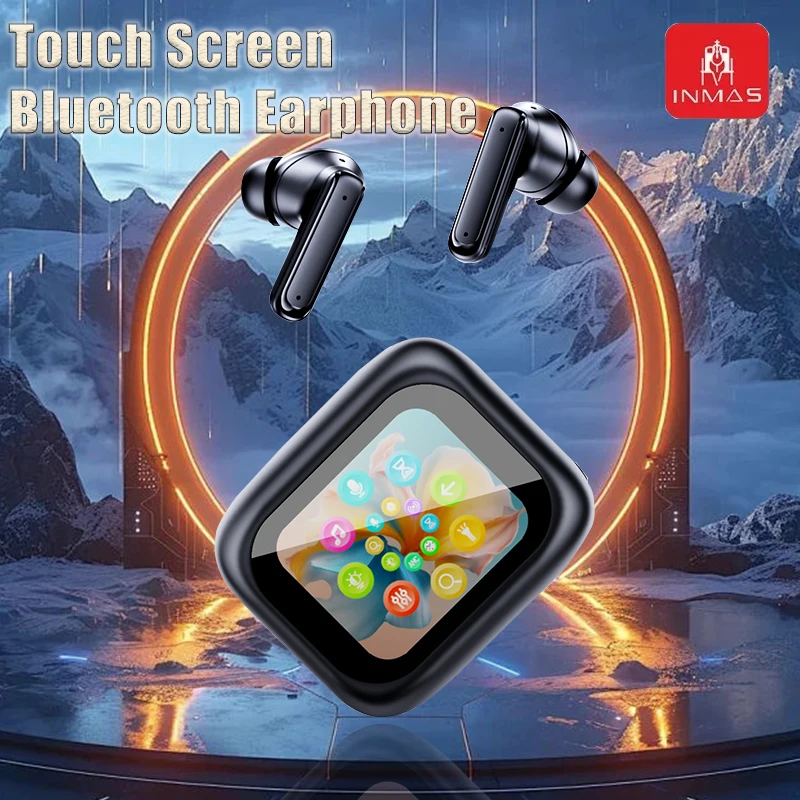 

INMAS ANC E18 Pro Full Touch Screen Wireless Earbuds In Ear Bluetooth Gaming Earphone Active Noise Reduction for Android IOS