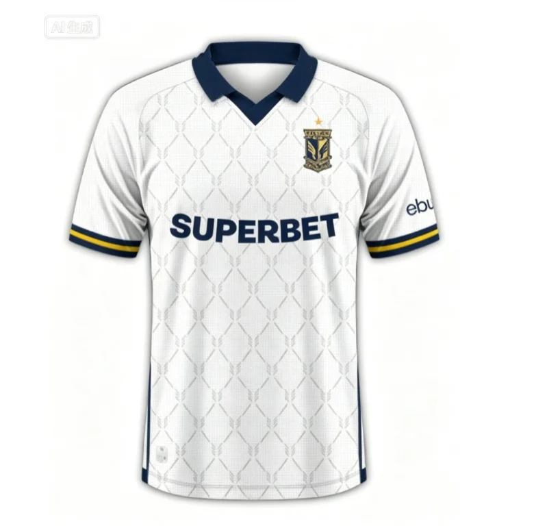 26/27 Neues Herren-Trikot für Lech Poznan Wettbewerbe, 3D-Druck, Y2K-Design, Oversized, schnelltrocknendes Sportshirt für den täglichen Gebrauch und das Training, T-Shirt. – Detail 3