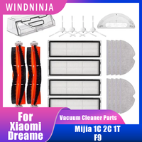 High Quality Robot Vacuum Replacement Parts Filters Mop Cloth Main Brush For Xiaomi Mijia 1C 2C 1T STYTJ01ZHM For Dreame F9