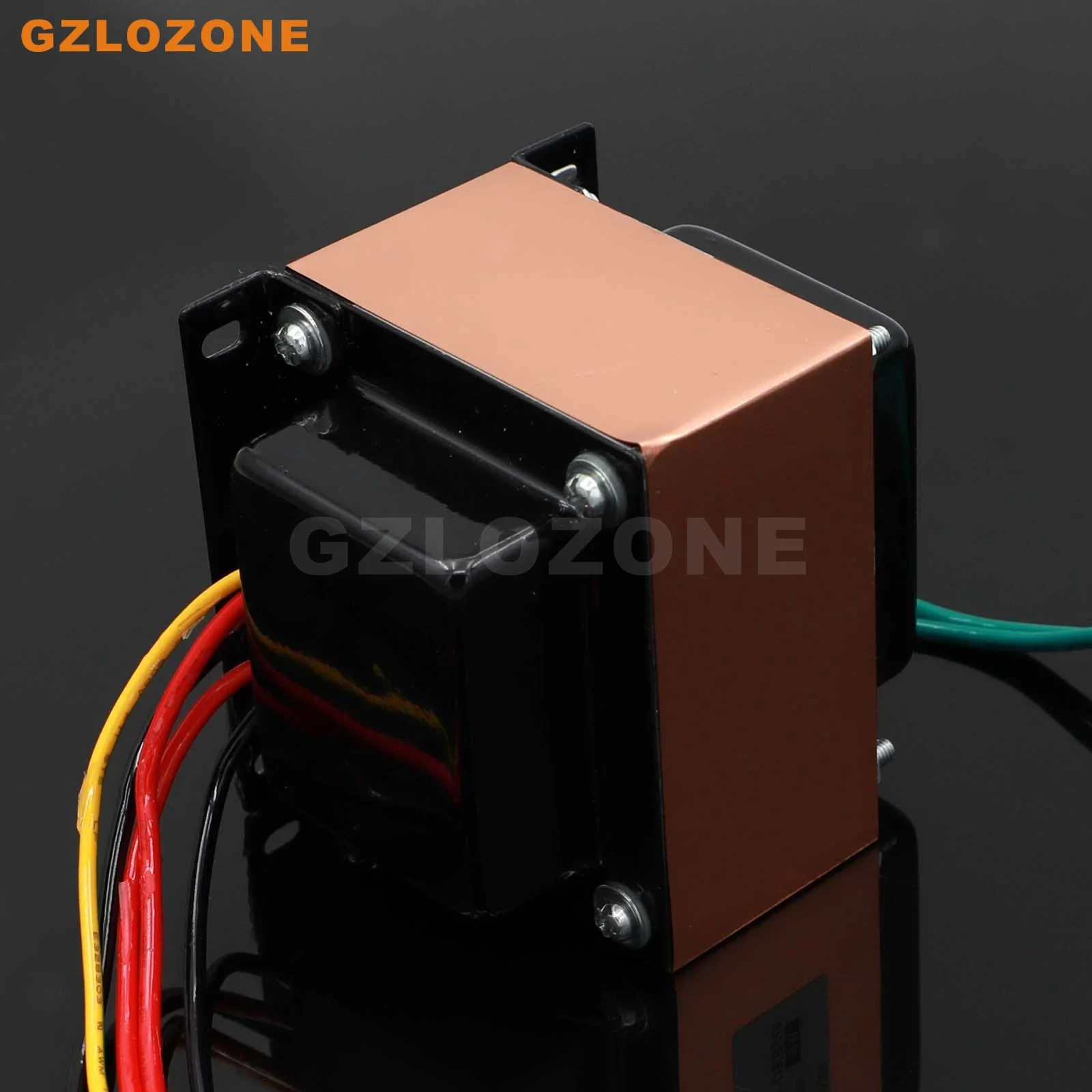 GOZLZONE 115V/230V OFC 200W Type-EI Transformer 200VA 19V-0-19V/28V-0-28V/36V-0-36V With Copper Foil Shield