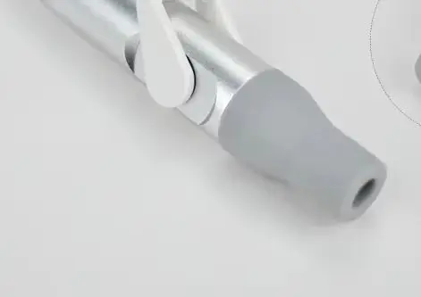 

Dental Weak Suction Handle Adjustable Absorbing Strength with Gray Silicone Sleeve Aluminum Dental Suction Convertor